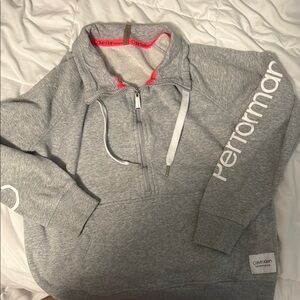 Calvin Klein Gray Performance Pullover